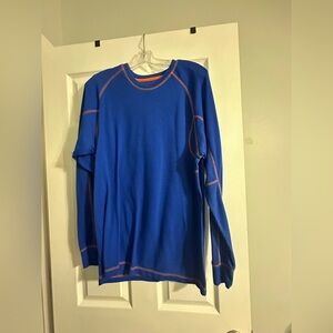 Reel Legends Men's Vibrant Blue Crewneck Sweater